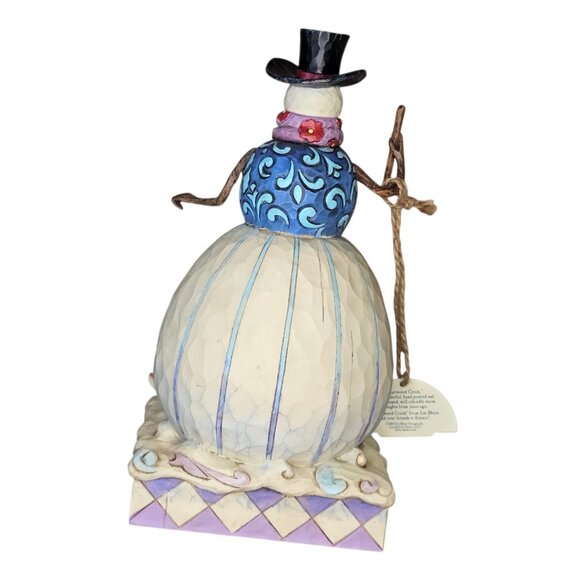 VTG‎ Jim Shore Heartwood Creek "Chilly Dog" Snowman Figurine Winter Decor 2007 - Picture 10 of 13